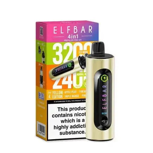 Elf Bar 4-in-1 3200 Prefilled Pod Kit | 247 Puff District