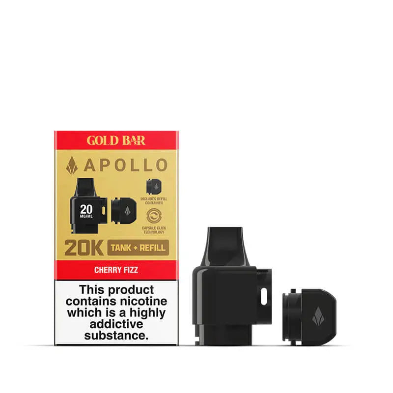 Gold Bar Apollo 20K Prefilled Tank & Refill | 247 Puff District