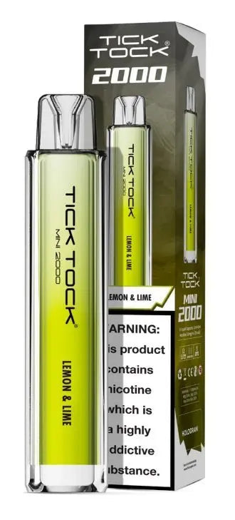 Tick Tock Mini 2000 Prefilled Vape Kit - (Pack of 5) | 247 Puff District