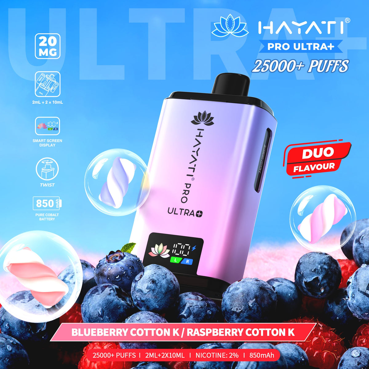 Hayati Pro Ultra+ 25K Prefilled Replacement Pods | 247 Puff District