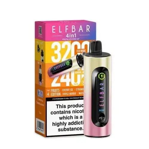 Elf Bar 4-in-1 3200 Prefilled Pod Kit | 247 Puff District
