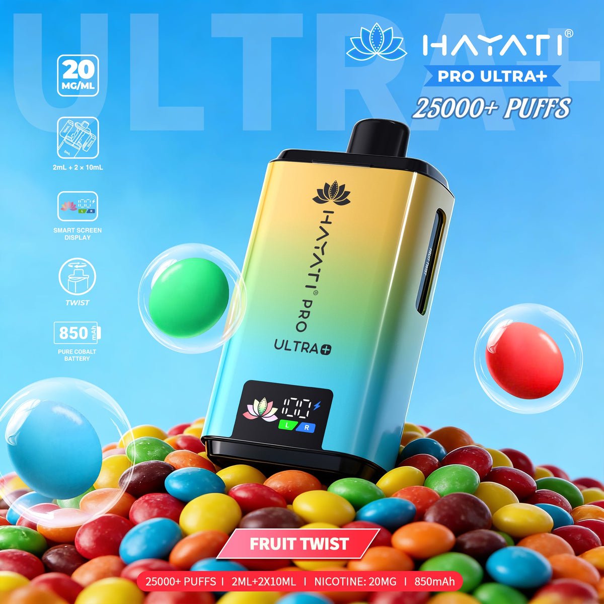 Hayati Pro Ultra+ 25000 Puffs Prefilled Pod Kit | 247 Puff District