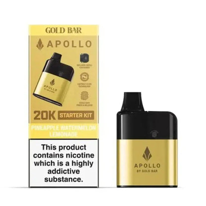 Gold Bar Apollo Vape Kit ( Pack of 5 ) | 247 Puff District