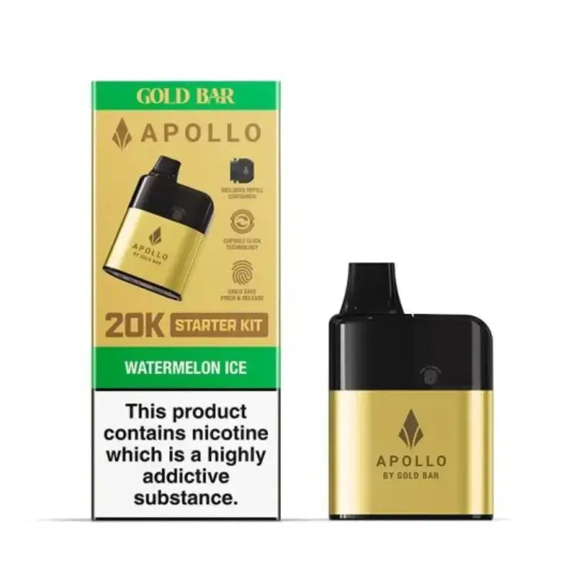 Gold Bar Apollo Vape Kit ( Pack of 5 ) | 247 Puff District