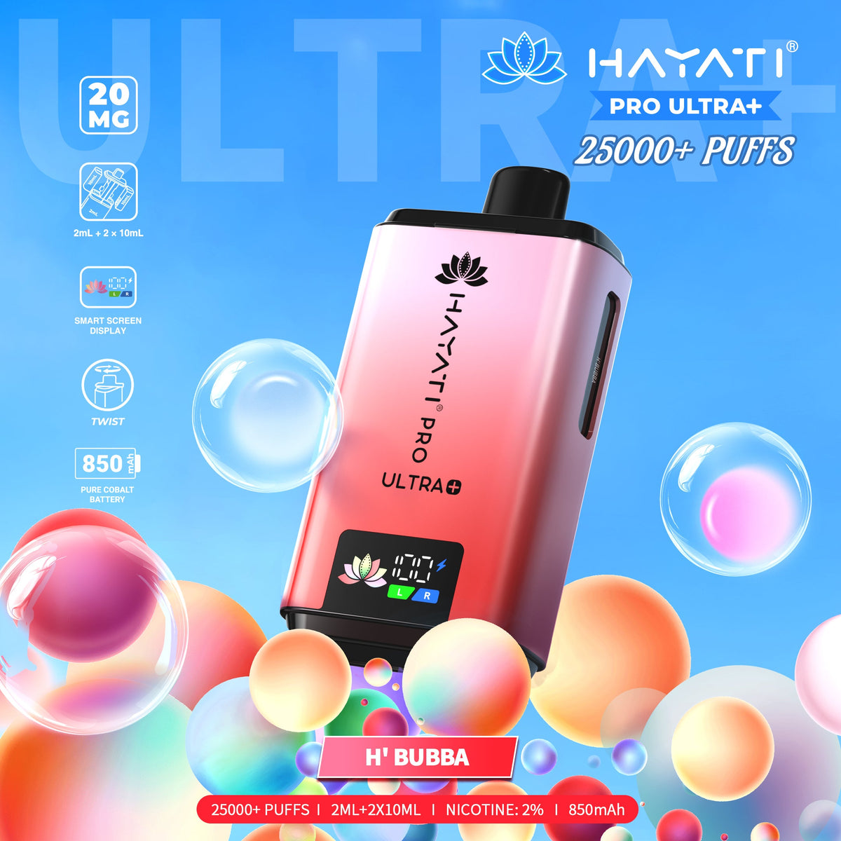 Hayati Pro Ultra+ 25K Prefilled Replacement Pods | 247 Puff District