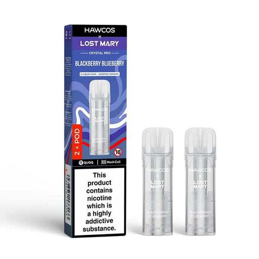 Hawcos x Lost Mary Crystal Pro 600 Prefilled Vape Pods (2-Pack) | 247 Puff District