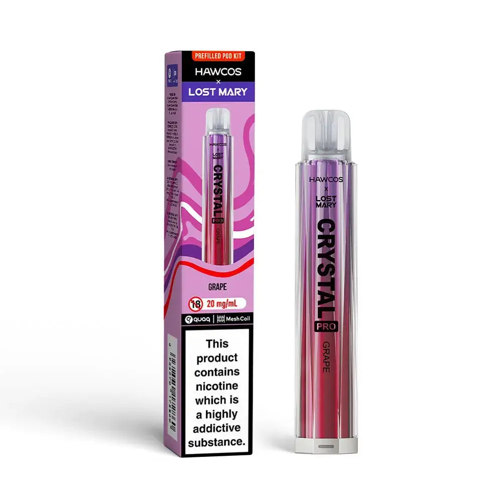 Hawcos x Lost Mary Crystal Pro Pod Kit - (Pack of 10) | 247 Puff District