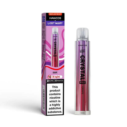 Hawcos x Lost Mary Crystal Pro Pod Kit - (Pack of 10) | 247 Puff District