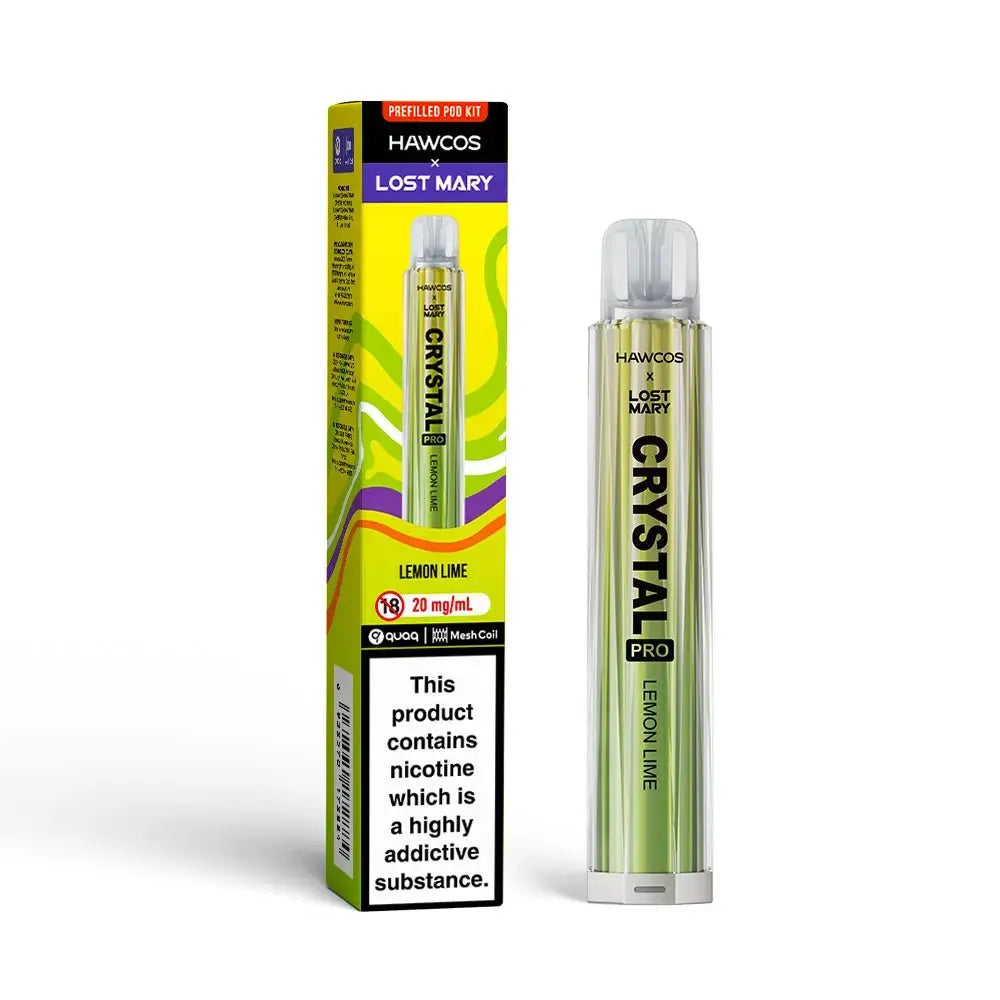 Hawcos x Lost Mary Crystal Pro Pod Kit - (Pack of 10) | 247 Puff District