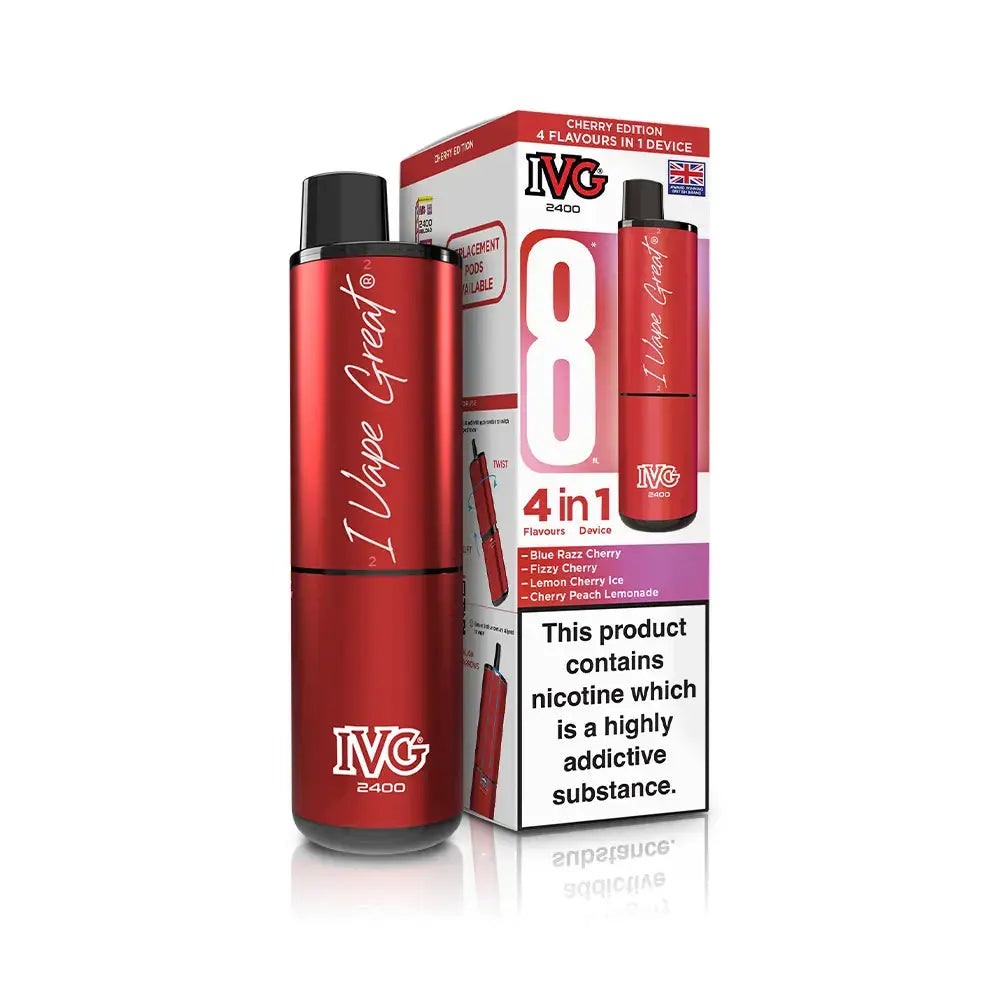 IVG 2400 Prefilled Vape Kit (5 Pack) | 247 Puff District