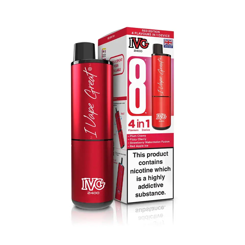 IVG 2400 Prefilled Vape Kit (5 Pack) | 247 Puff District