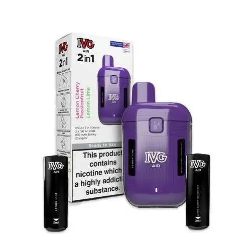 IVG Air 2-in-1 Prefilled Pod Vape Kit ( Pack of 5 ) | 247 Puff District