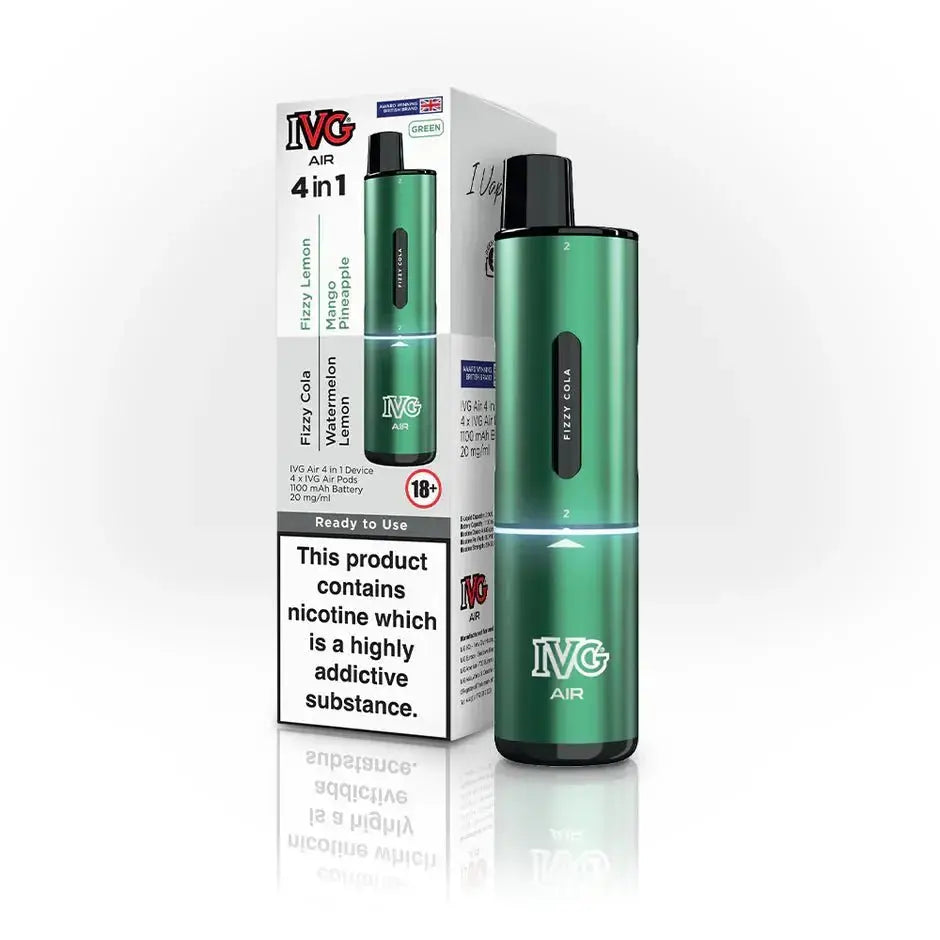 IVG Air 4-In-1 Prefilled Pod Vape Kit (Pack of 5) | 247 Puff District