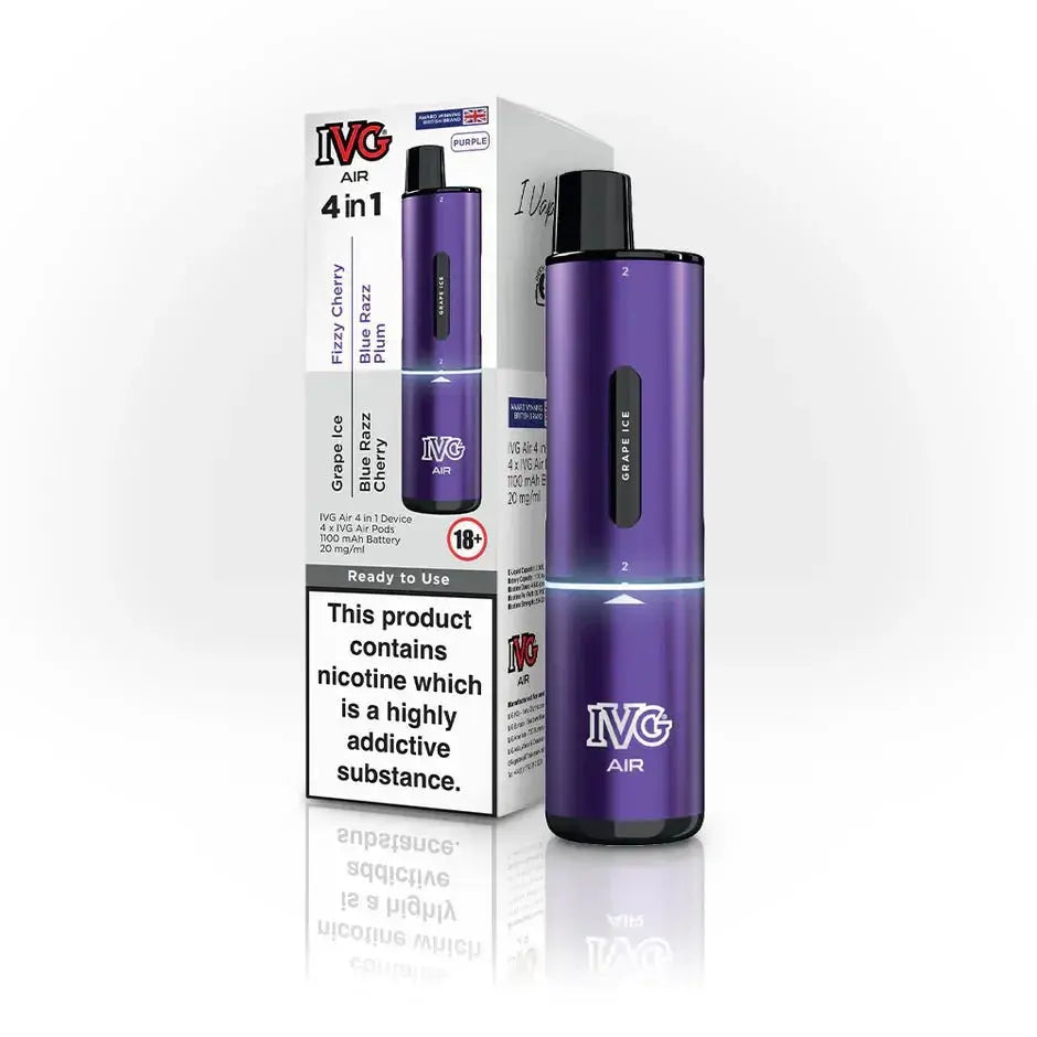 IVG Air 4-In-1 Prefilled Pod Vape Kit (Pack of 5) | 247 Puff District