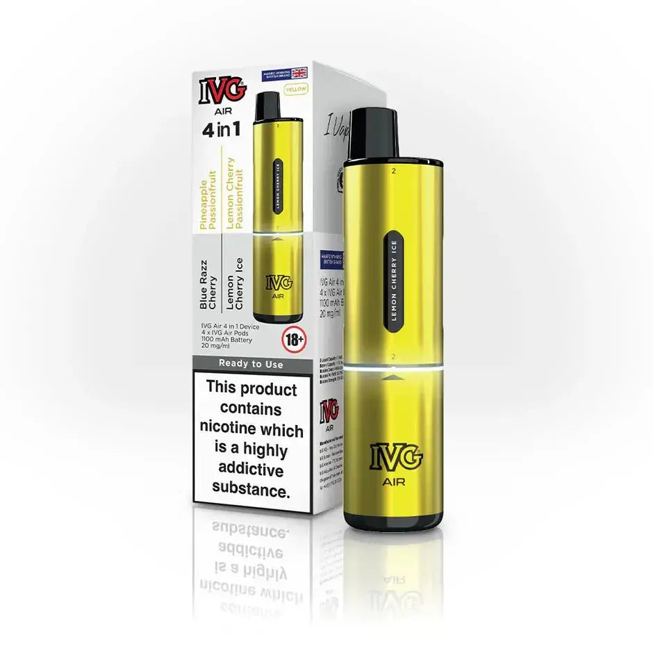 IVG Air 4-In-1 Prefilled Pod Vape Kit (Pack of 5) | 247 Puff District