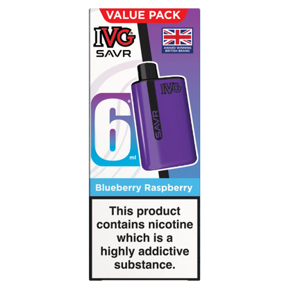 IVG SAVR 3000 Prefilled Pod Vape Kit (Pack of 5) | 247 Puff District