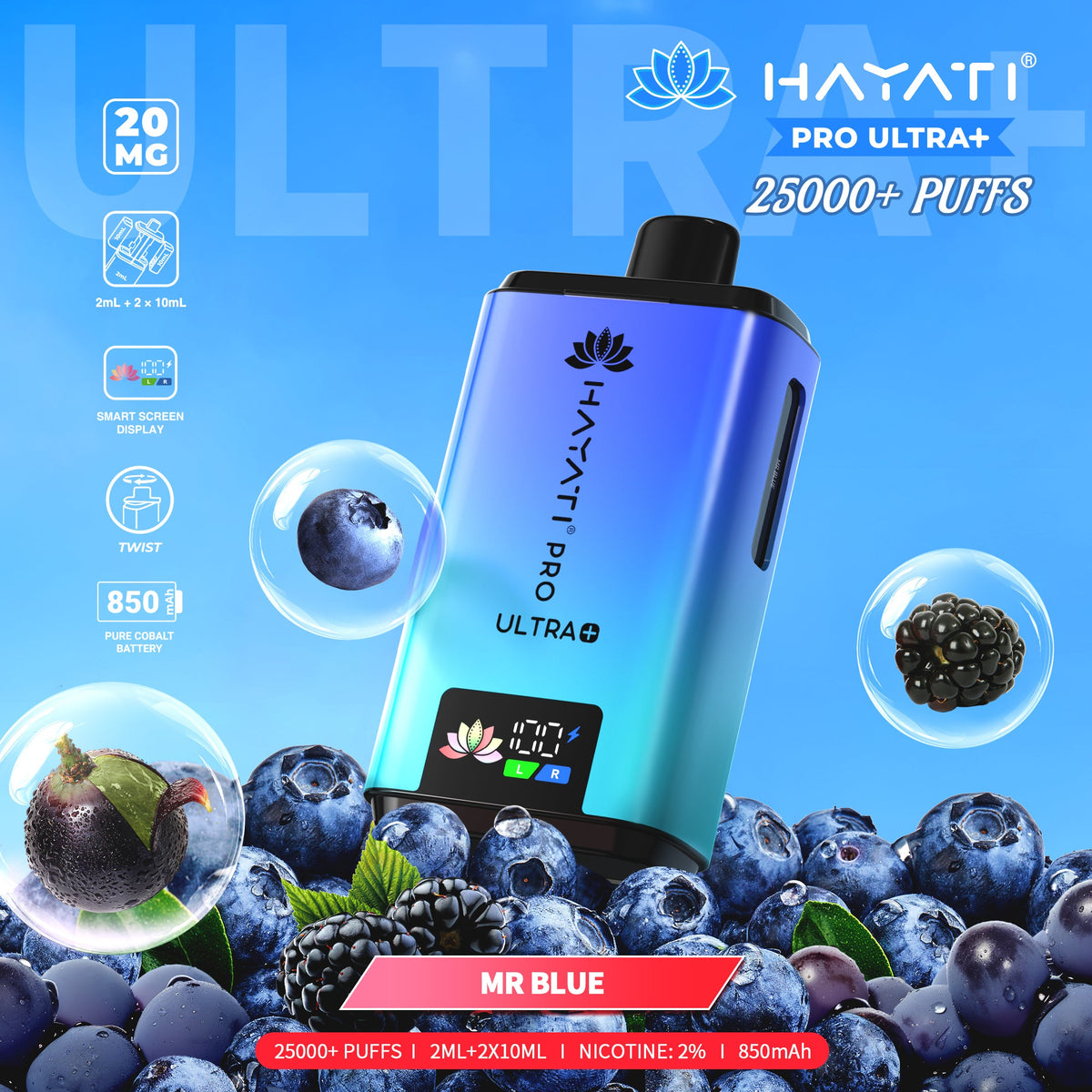 Hayati Pro Ultra+ 25000 Puffs Prefilled Pod Kit | 247 Puff District