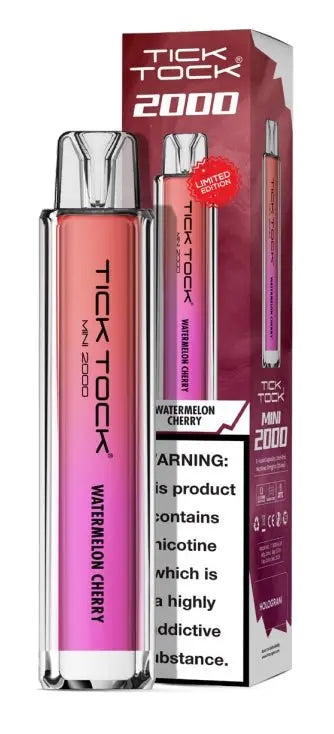 Tick Tock Mini 2000 Prefilled Vape Kit - (Pack of 5) | 247 Puff District