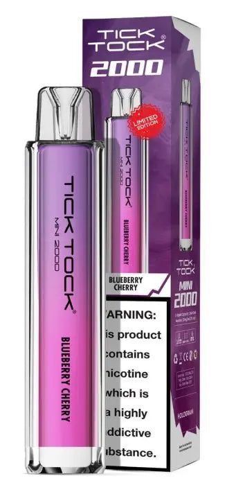 Tick Tock Mini 2000 Prefilled Vape Kit - (Pack of 5) | 247 Puff District