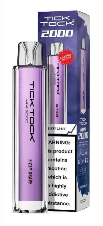 Tick Tock Mini 2000 Prefilled Vape Kit - (Pack of 5) | 247 Puff District