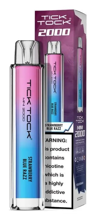 Tick Tock Mini 2000 Prefilled Vape Kit - (Pack of 5) | 247 Puff District