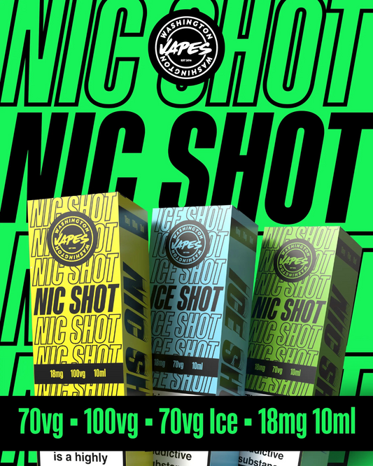 Washington Vapes Nicotine Shot 10ml | 247 Puff District