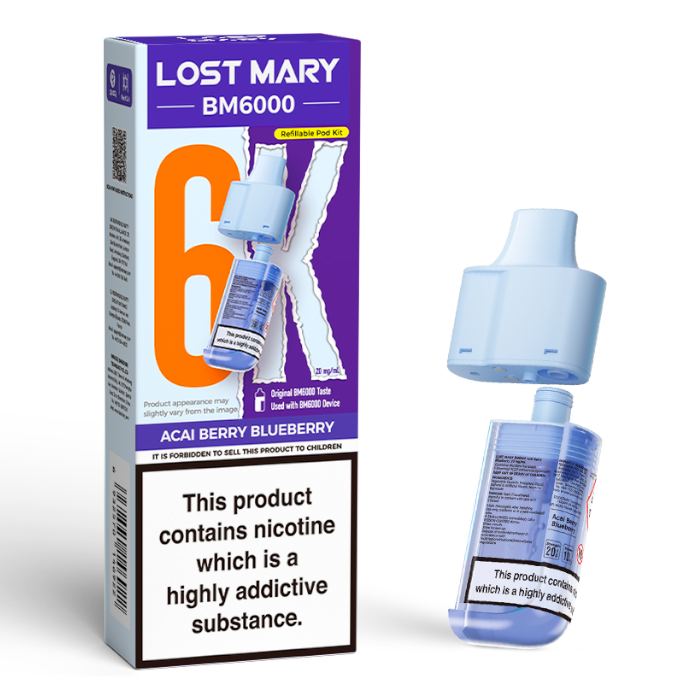Lost Mary BM6000 Prefilled Pod 1PK | 247 Puff District
