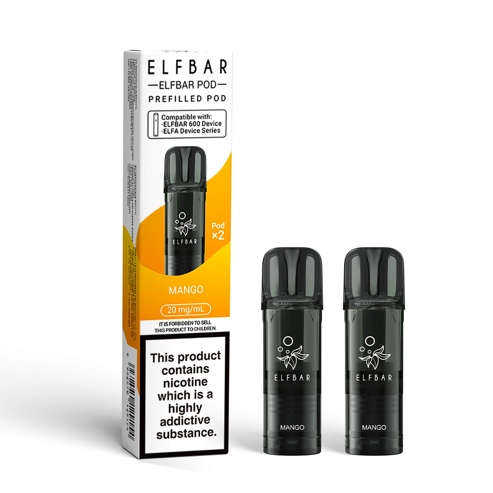 ELFBAR 600 Prefilled Replacement Pods 2PK | 247 Puff District